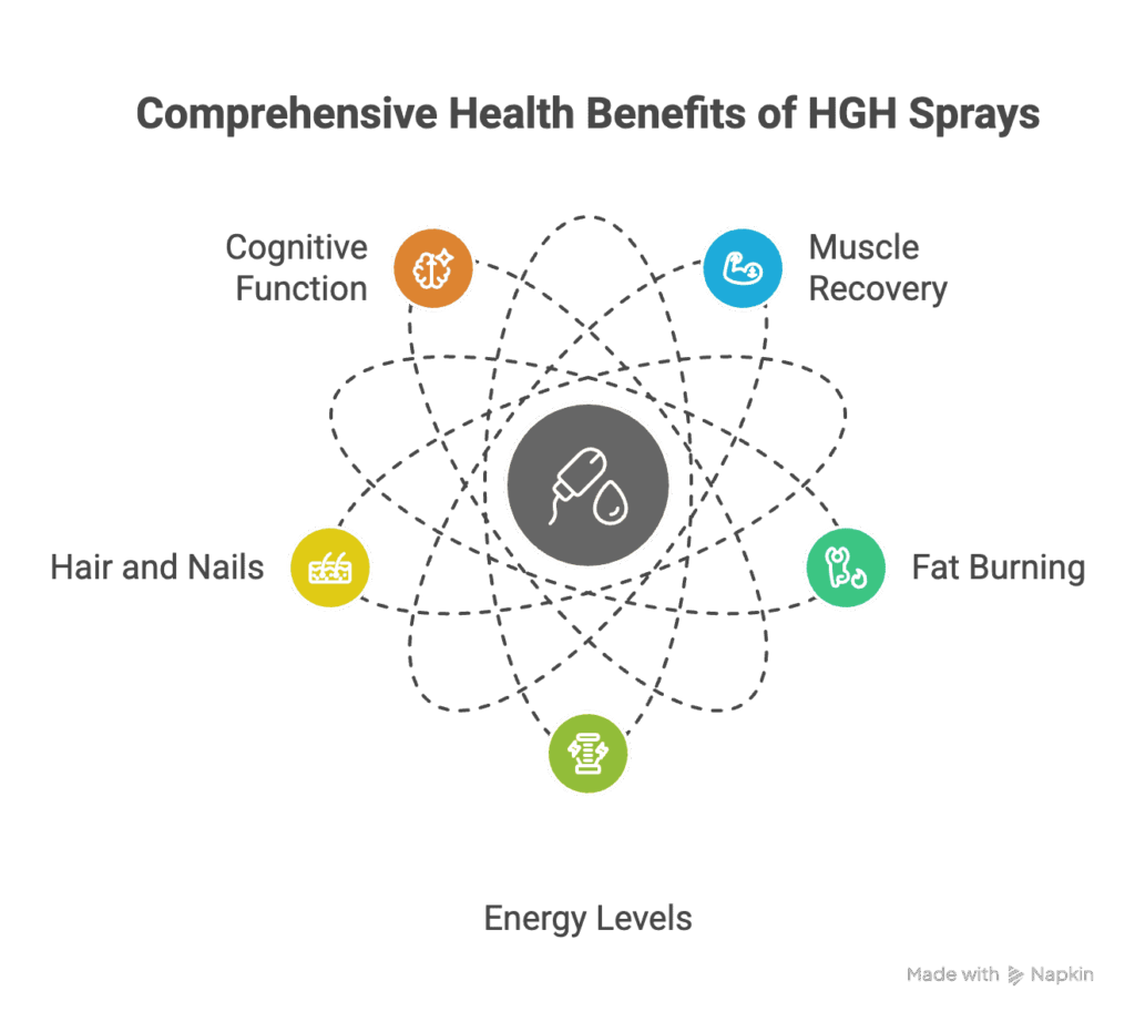 Overall Health benefits of using HGH sprays