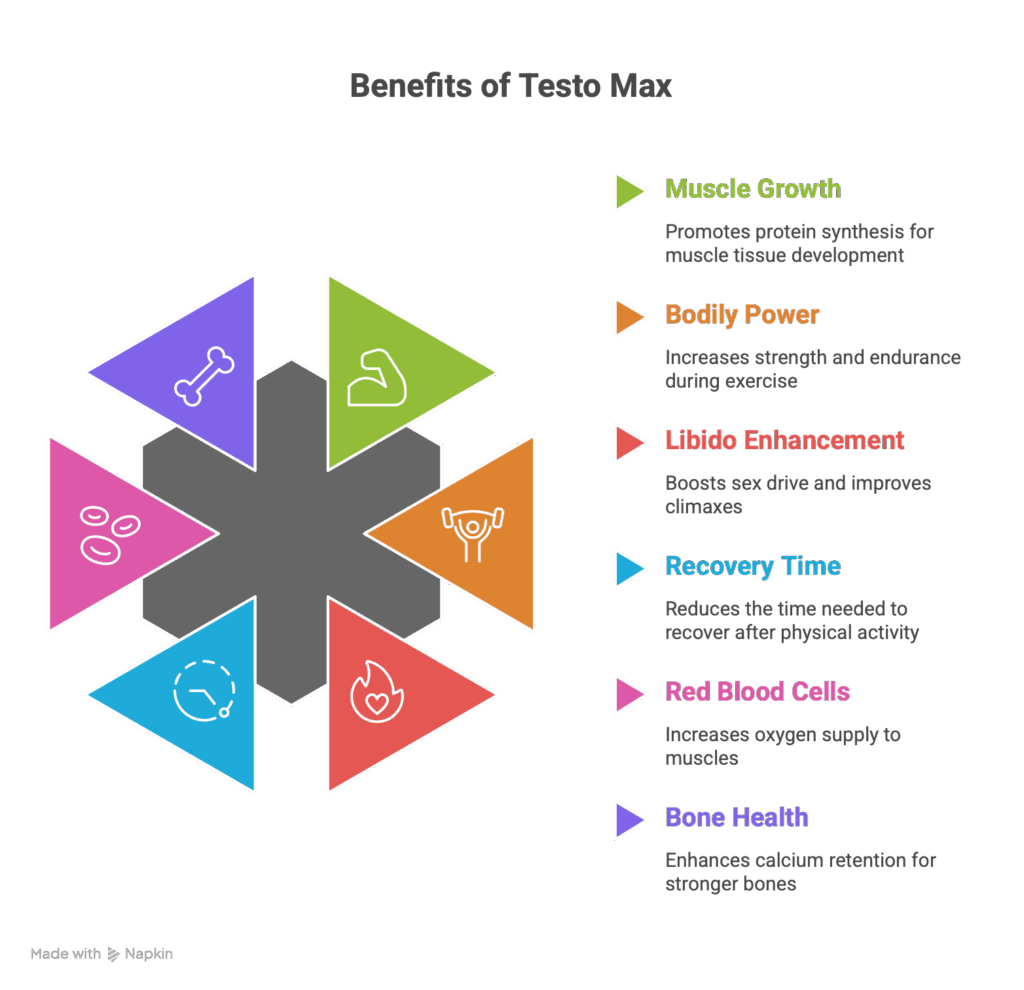 What are the benefits of using Testo Max?