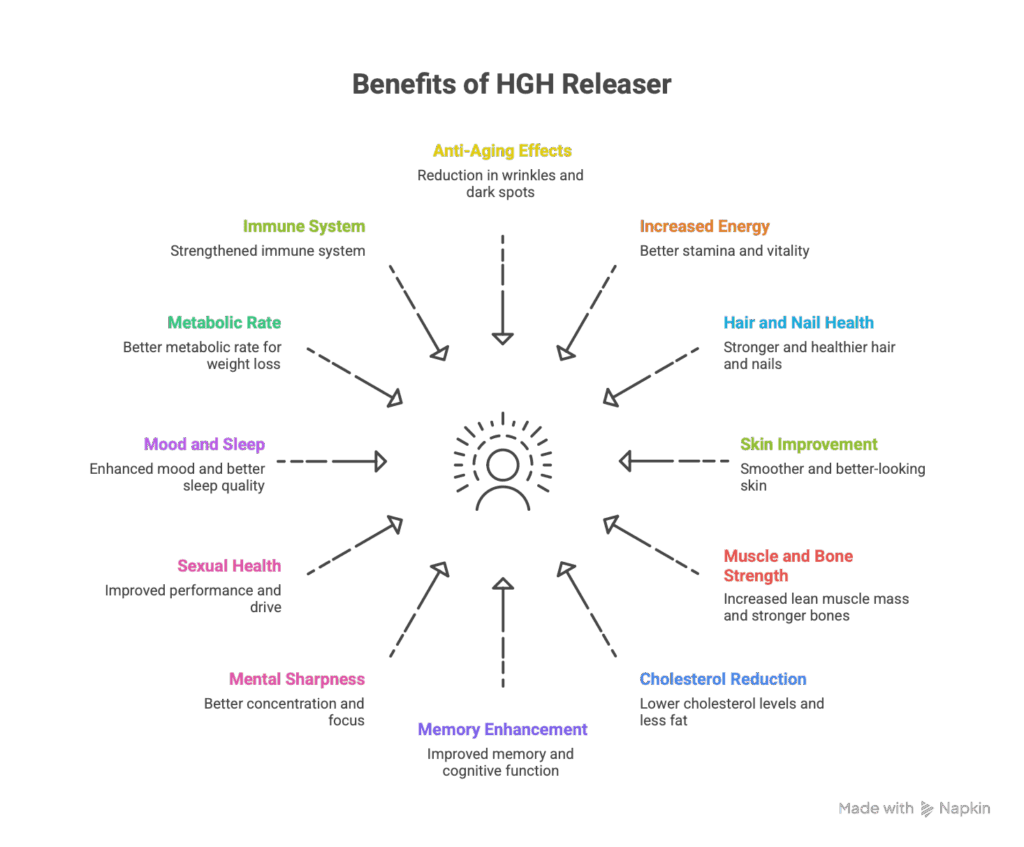 Other Benefits of Using this HGH Releaser