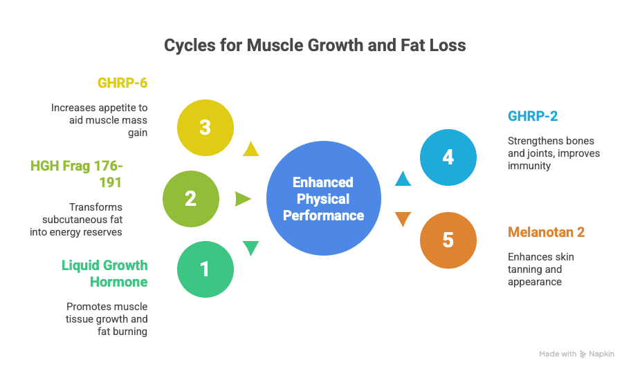 How to Stack the Peptides