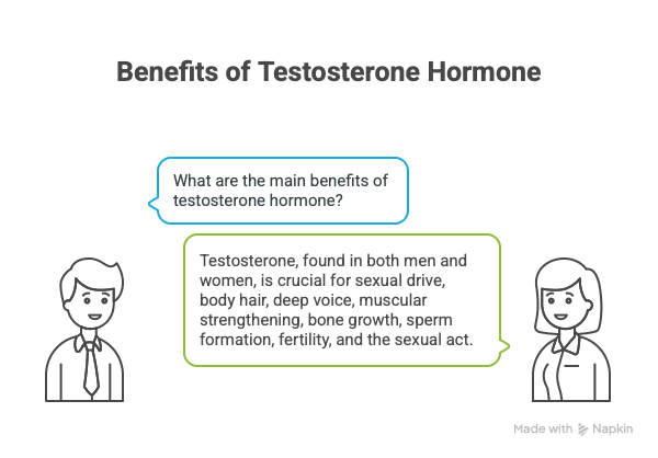 What are the Main Benefits of Testosterone Hormone?