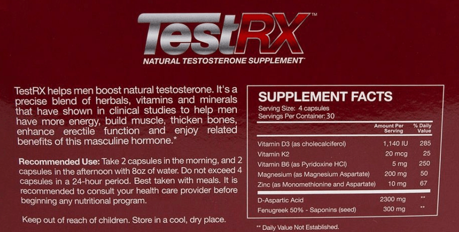 review of testrx ingredients