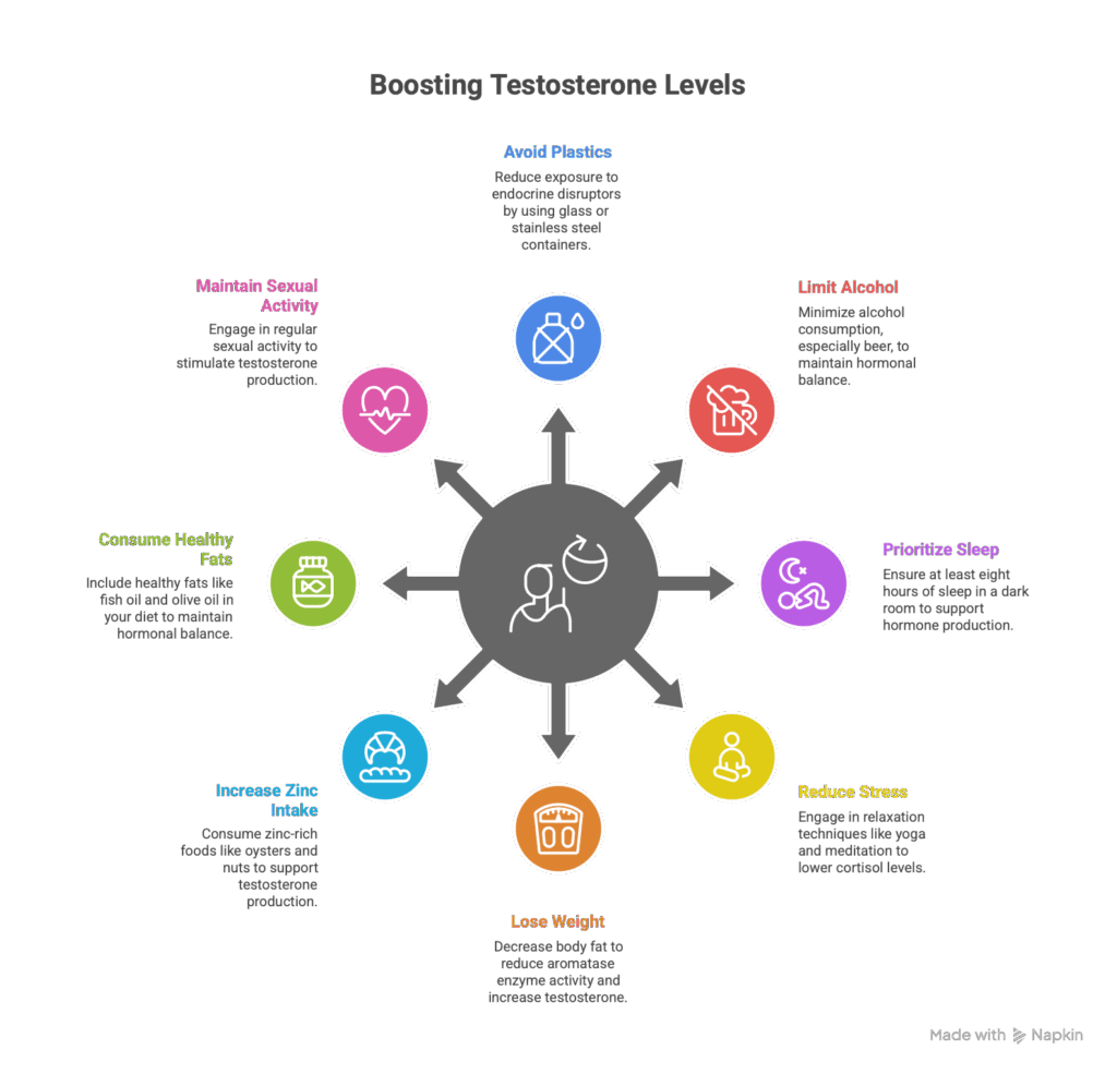8 ways to increase testosterone levels
