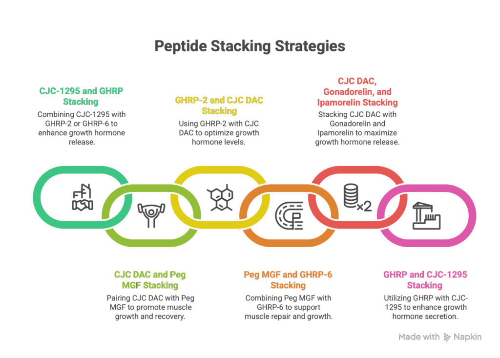 What other peptide stacks are common in bodybuilding?