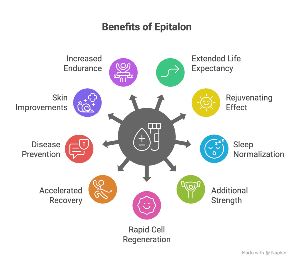 What are the advantages of using Epitalon?