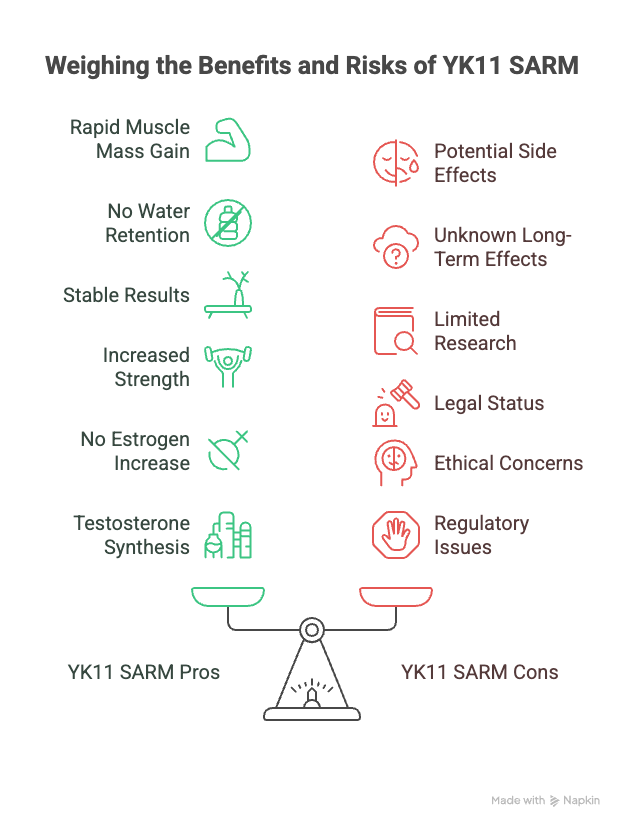 The pros and cons of YK11 SARM